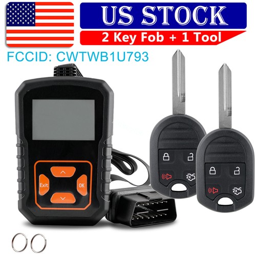Remote key fob - key, +